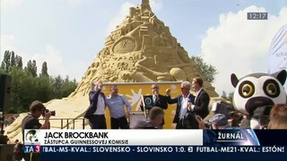 Najväčší pieskový hrad na svete sa zapísal do Guinessovej knihy rekordov