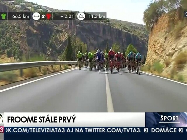 Ďalšia etapa Vuelty má víťaza. Ovládol ju kolumbijský cyklista