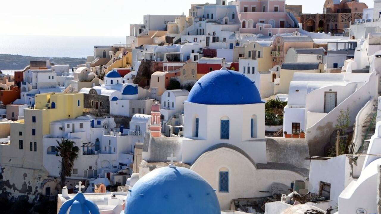 Santorini Grécko dovolenka turizmus 1140px (ČTK)
