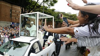 Pápež František vyzval Kolumbijčanov, aby sa zbavili nenávisti