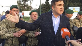 Saakašviliho nechceli pustiť na Ukrajinu, niesli ho na rukách