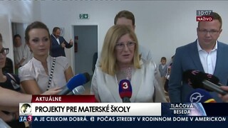 TB G. Matečnej o projektoch pre materské školy