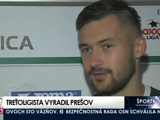 Futbalisti Dubnice vyradili z domáceho pohára Tatran Prešov