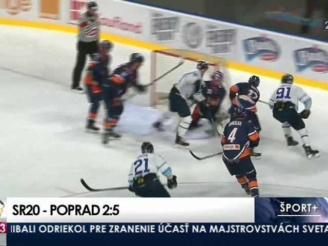 Tipsport liga: SR 20 v dohrávke podľahla Popradu
