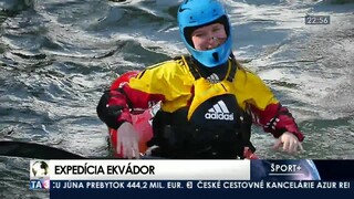 Kajakári splavovali divoké rieky v Ekvádore