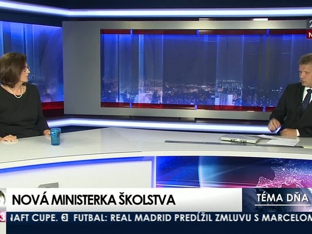 Nová ministerka školstva / Nový predseda ÚVO