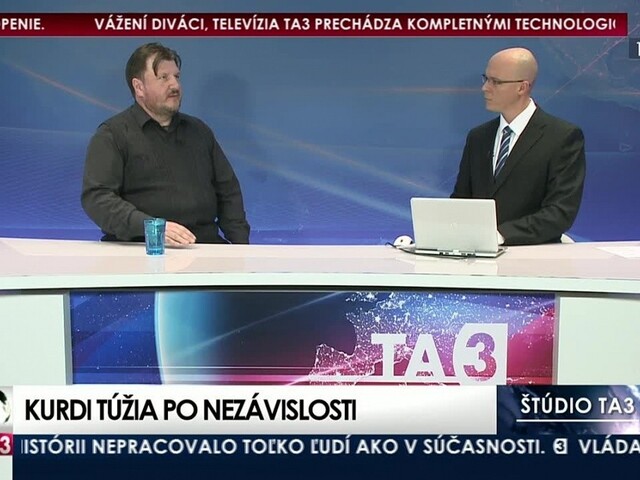 Štúdio TA3: Arabista J. Drobný o snahe o nezávislosť Kurdistanu