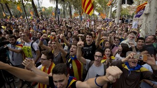 V Barcelone sa opäť demonštrovalo, Katalánci chcú nezávislosť