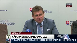 TB ministra životného prostredia L. Sólymosa o Národnom memorande o lese