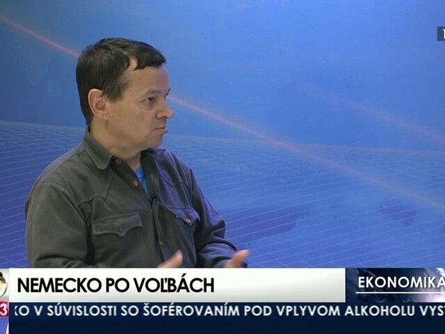 HOSŤ V ŠTÚDIU: V. Baláž o výzvach A. Merkelovej a nemeckej ekonomike