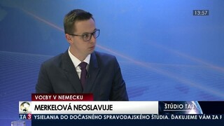 Štúdio TA3: M. Lenč o výsledkoch nemeckých volieb