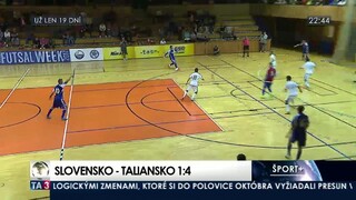 Futsal Week zavŕšili naši reprezentanti zápasom s Talianmi