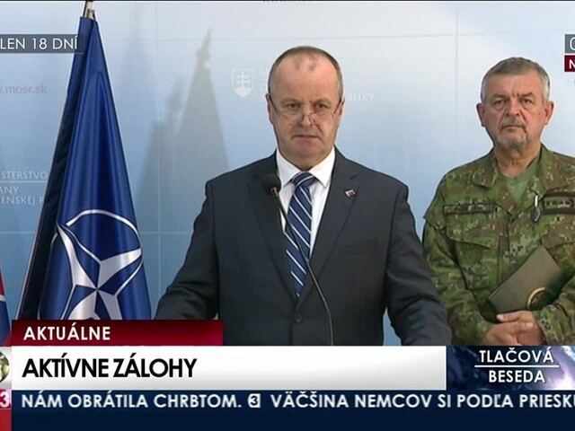 TB P. Gajdoša o aktívnych zálohách