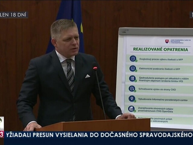 Brífing R. Fica o konkrétnych opatreniach v boji proti korupcii