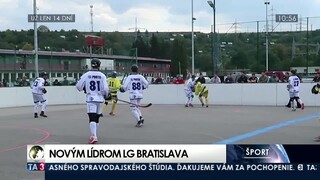 Líderstvo v hokejbalovej extralige si vybojovala LG Bratislava