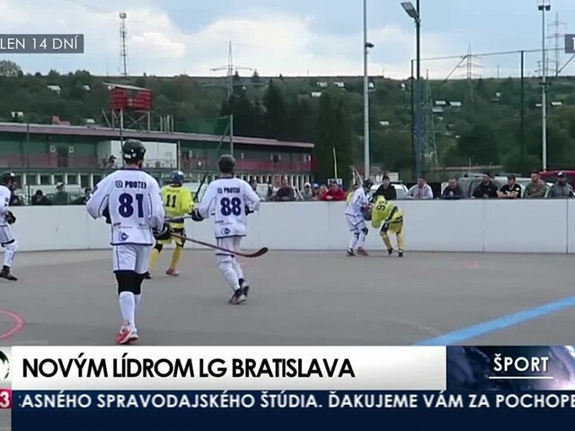 Líderstvo v hokejbalovej extralige si vybojovala LG Bratislava