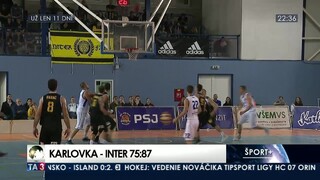 Karlovka vyzvala Inter. Z víťazstva sa tešil obhajca titulu