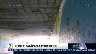 Jediný podchod pravidelne zaplavuje voda, riešenie je na dohľad