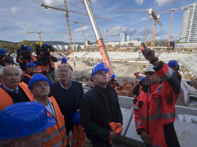 Práce na Národnom futbalovom štadióne pokračujú, otvoria ho čoskoro