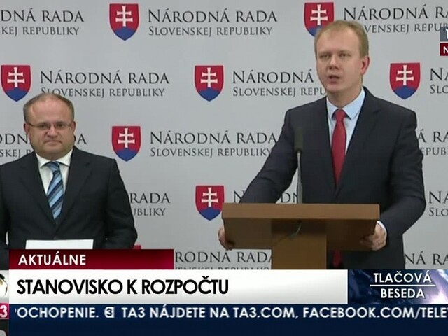 TB M. Beblavého a J. Mihála o schválenom rozpočte