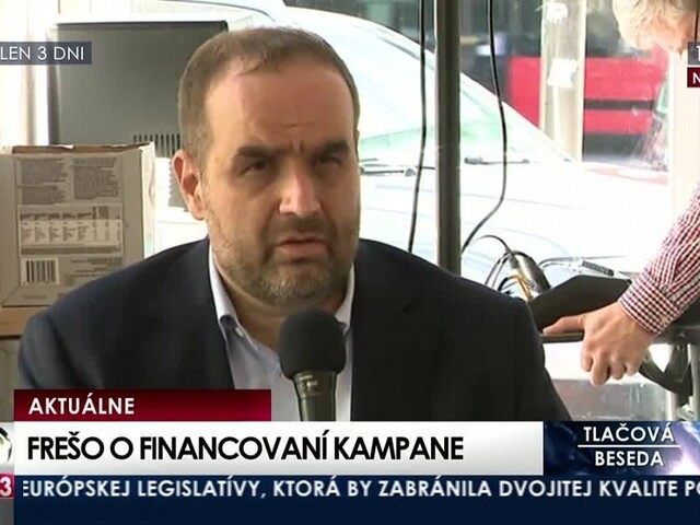 TB P. Freša o financovaní svojej predvolebnej kampane