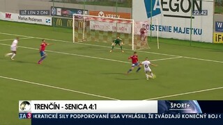 Futbalisti Trenčína privítali Senicu, potrápili ju