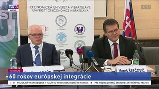TB M. Šefčoviča a F. Daňa o konferencii 60 rokov európskej integrácie