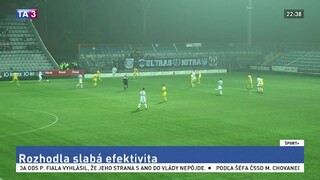Fortuna liga: Michalovce s Nitrou vzájomne súperili, skončili nerozhodne