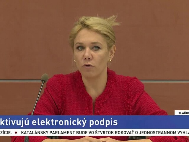 TB D. Sakovej o deaktivácii elektronických podpisov