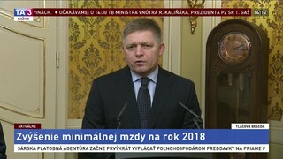 TB R. Fica a J. Richtera o zvýšení minimálnej mzdy