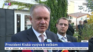 A. Kiska vyzval občanov k účasti na voľbách do VÚC
