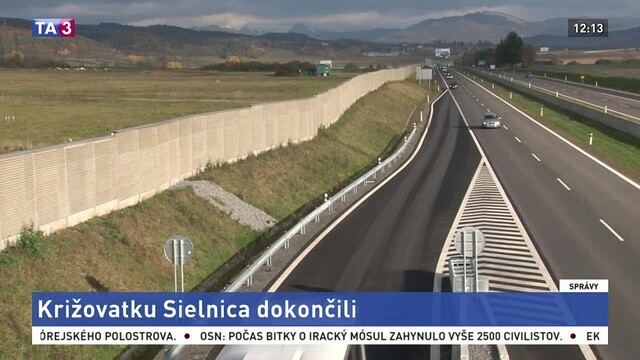 Diaľničná spoločnosť dokončila stavbu kritickej križovatky na R1