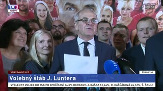 Vyhlásenie J. Luntera k výsledkom volieb v Banskobystrickom kraji