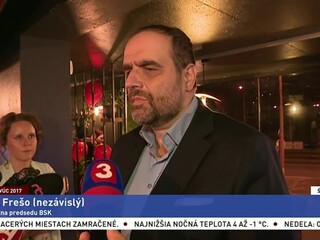 Vyhlásenie P. Freša k výsledkom volieb v Bratislavskom kraji