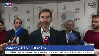 Vyhlásenie J. Blanára k výsledkom volieb v Žilinskom kraji