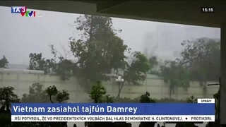 Vietnamom sa prehnal silný tajfún, hlásia mŕtvych