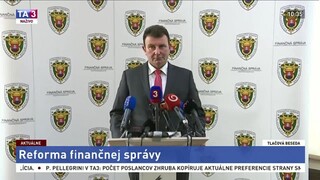 TB predstaviteľov Finančnej správy o jej reforme