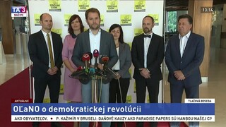 TB predstaviteľov OĽaNO o demokratickej revolúcii