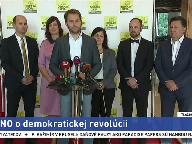 TB predstaviteľov OĽaNO o demokratickej revolúcii