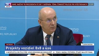 TB P. Gajdoša o projekte obrnených vozidiel 8x8 a 4x4