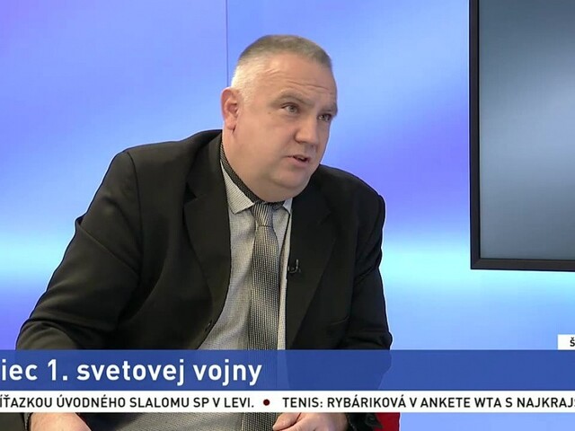 Štúdio TA3: P. Velčický o prvej svetovej vojne