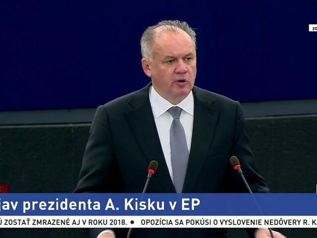 Kiska vyzval EÚ na spoločný postup proti ruskej propagande