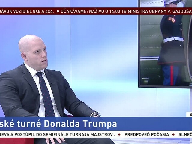 Štúdio TA3: D. Fischer o ázijskom turné Donalda Trumpa