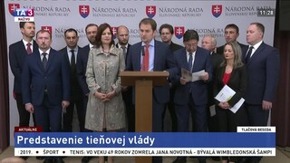 TB predstaviteľov OĽaNO o predstavení tieňovej vlády