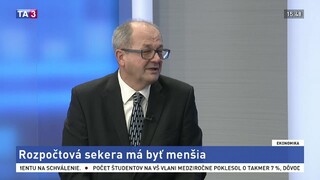 HOSŤ V ŠTÚDIU: V. Páleník o návrhu štátneho rozpočtu na budúci rok