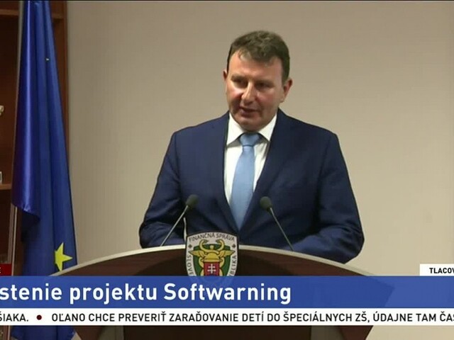 TB prezidenta finančnej správy F. Imreczeho o spustení projektu Soft-warning