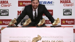 Messi získal štvrtú Zlatú kopačku, vyrovnal Ronaldov rekord