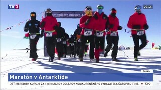 Odvážlivci zabehli mrazivý maratón na Antarktíde