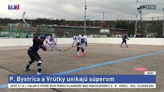 Čelo hokejbalovej tabuľky patrí Považskej Bystrici