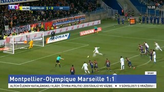 Napínavý súboj Montpellieru s Marseille skončil nerozhodne
